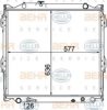 HELLA 8MK 376 773-651 Radiator, engine cooling